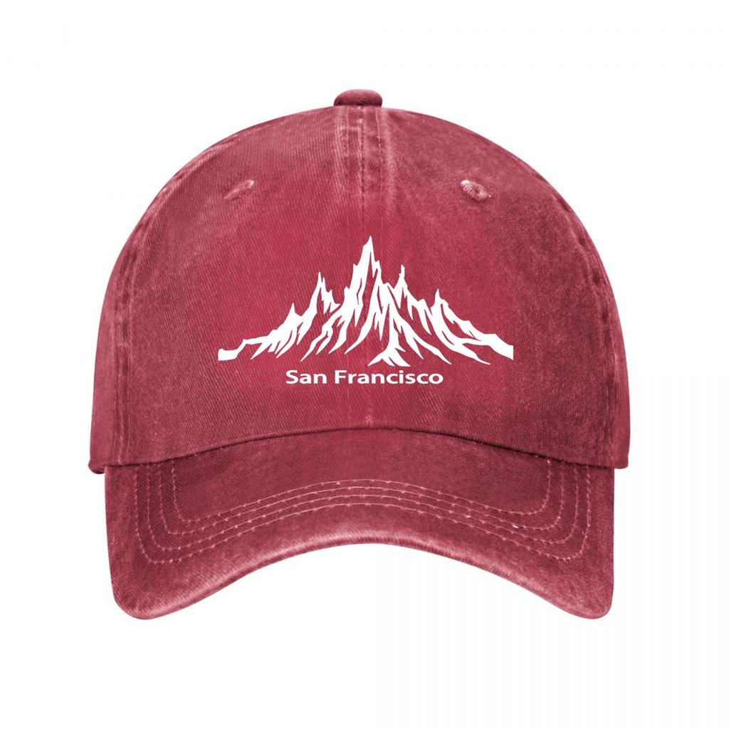 San Francisco Leichte atmungsaktive Dad Hat mit minimalistischem Stadtbild-Design Vintage-Stil für O Gewaschene Baseballkappe