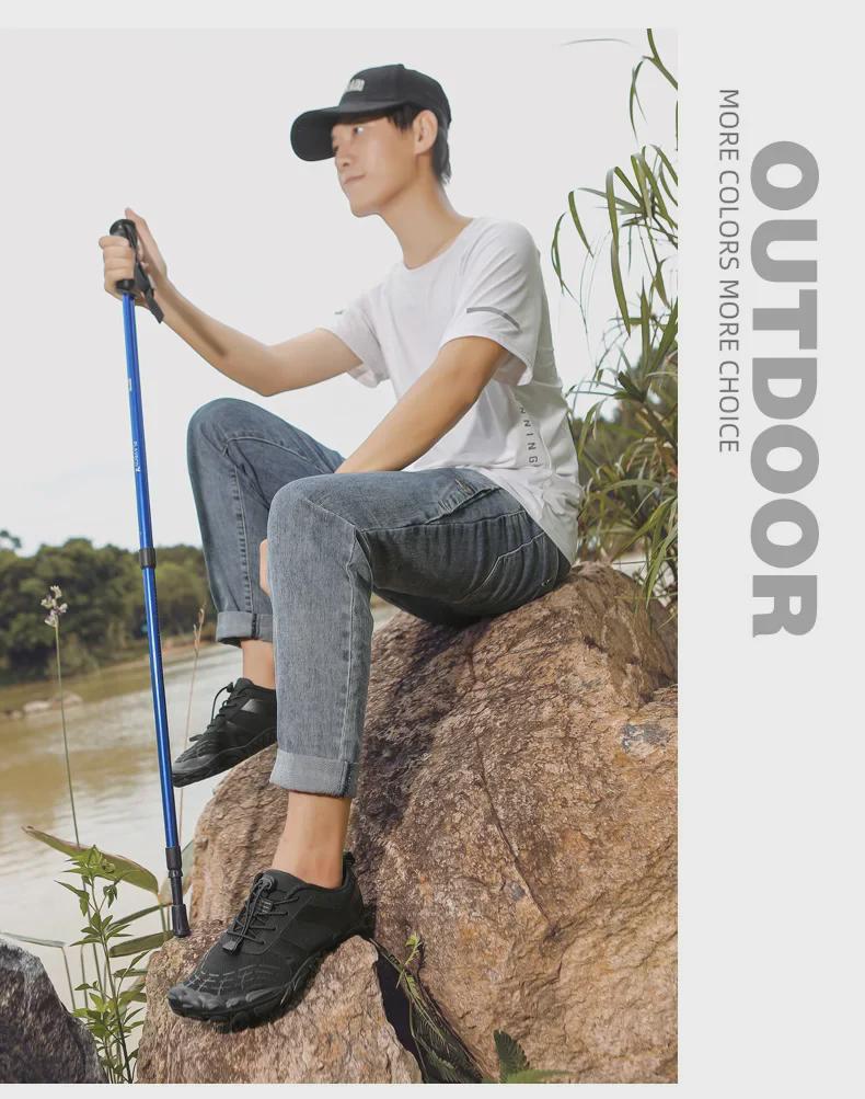 2023 Men's Breathable Outdoor Multi-Use Shoes for Hiking, Mountaineering, Running, Rock Climbing, and Stream Tracing
