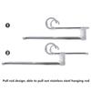 Folding Pants Storage Multifunctional Hanger for Pant Rack Hanger Clothes Organizer Hangers Save Wardrobe Space Bedroom Closets