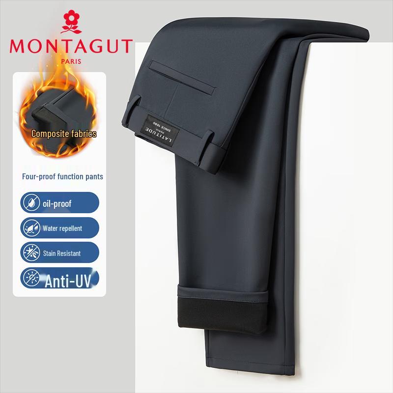 

MONTAGUT Men s Anti-Wrinkle Warm Casual Pants 34