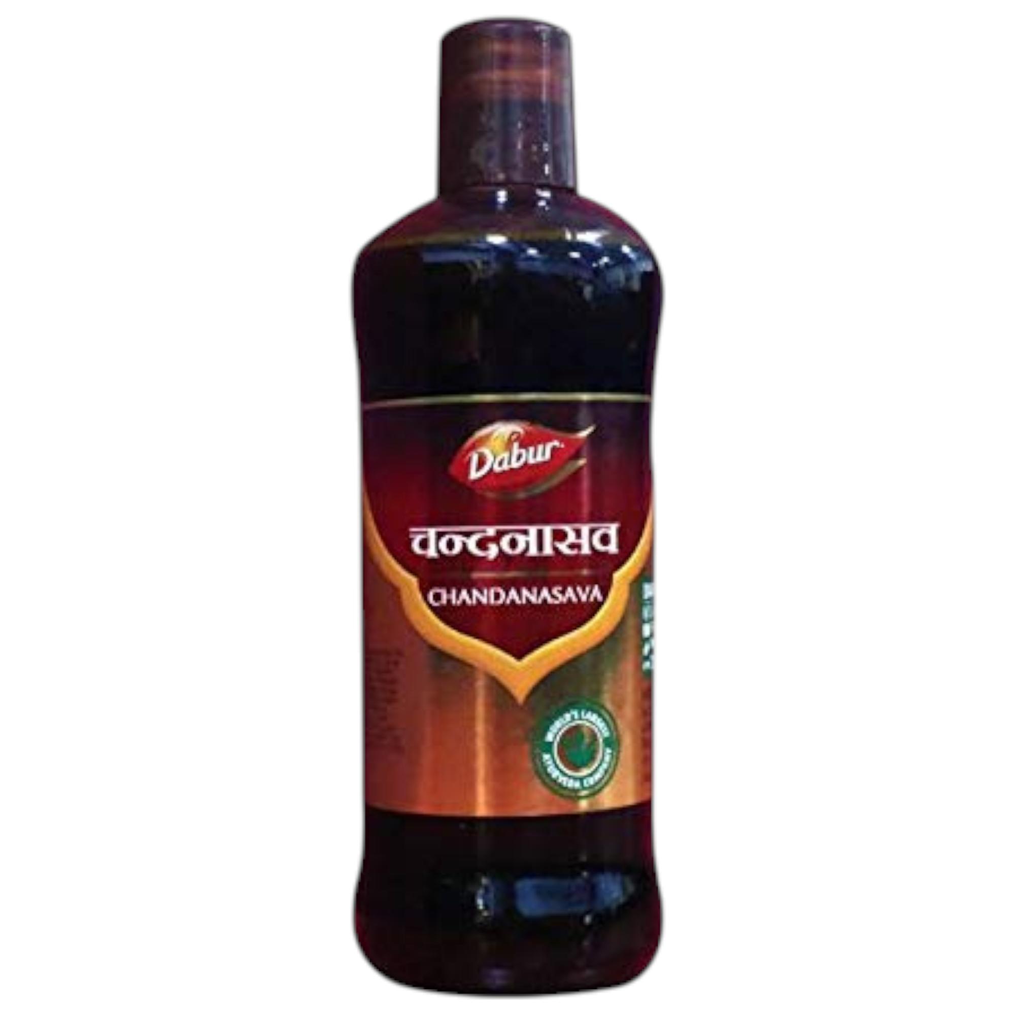 

Dabur Chandanasava Syrup 450ml Ayurvedic Urinary Health Support Natural Herbal Formula