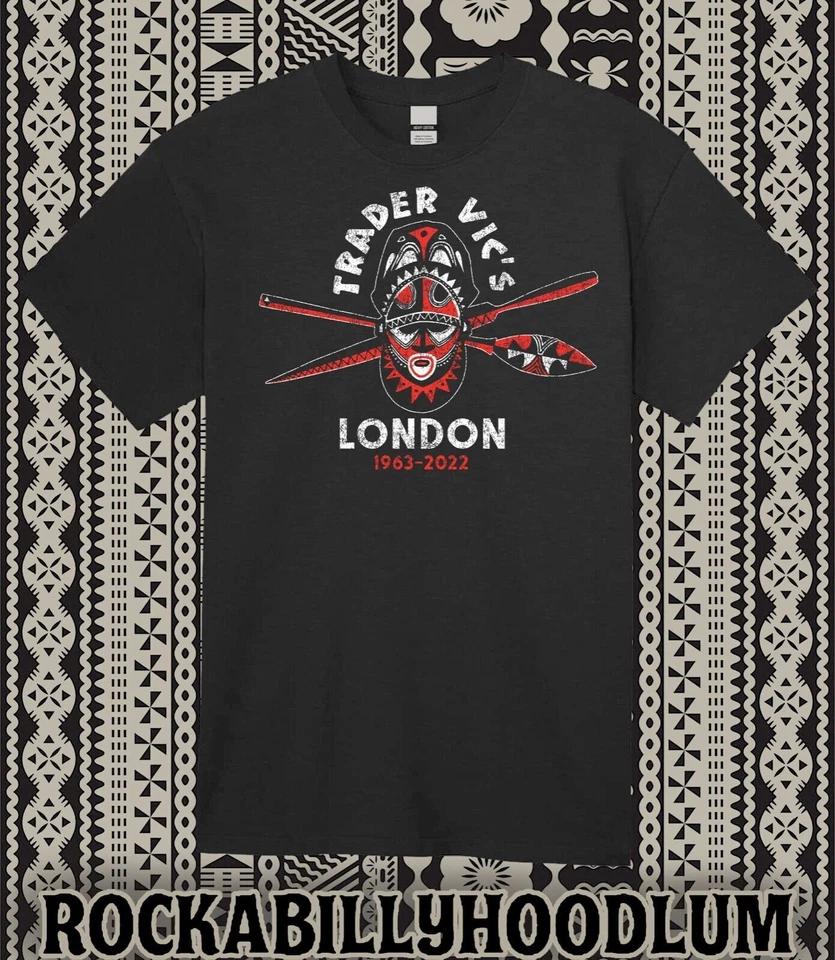

Retro Tiki Art Tee T Shirt Bar Mug Restaurant Trader Vics London 4XL