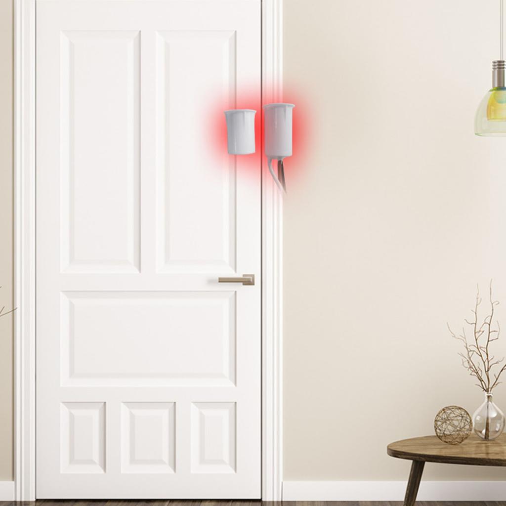 2 Sätze Magnetischer Reedschalter DC12 bis 24V NC verdrahteter Tür-/Fenstersensor für die Sicherheit zu Hause gegen Diebstahl Ala