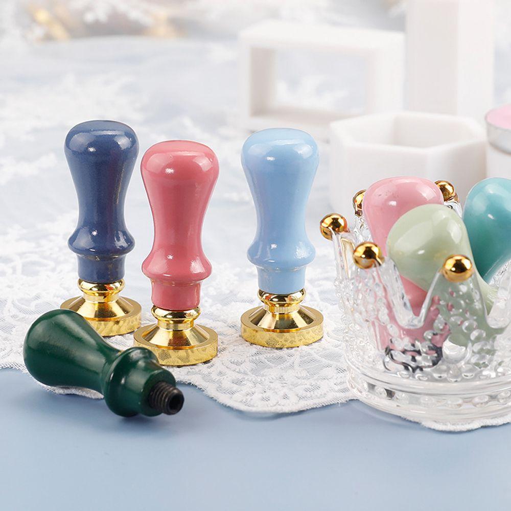 

Retro Scepter Handle DIY Scrapbook Wax Seal Seal Scepter Handle Stamp Crafts Stamp Sealing Stamp