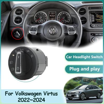 Headlight Automatic Switch for Volkswagen VW Virtus Polo Sedan 2024 2024 2024 Lights Sensor Head Lamp Interior Parts Accessories