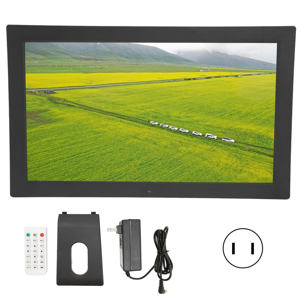 18.5 Inch Digital Photo Frame 1366x768 Resolution Electronic Wall Mountable Smart Picture Frame
