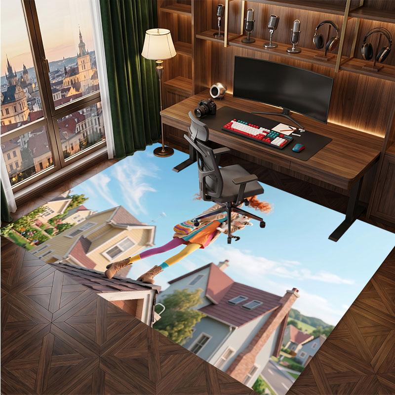Pippi Longstocking Rug Soft Thick Non Slip Floor Carpet for Bedroom Living Room Home Decor
