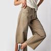 Women Baggy Mid Waist Jeans Wide Leg Loose Boyfriend Denim Pants Straight Leg Cropped Barrel Jeans