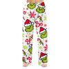 Women's Christmas Print Flannel Pajama Pants Loose Fit Sleep Bottoms for Holiday Lounging