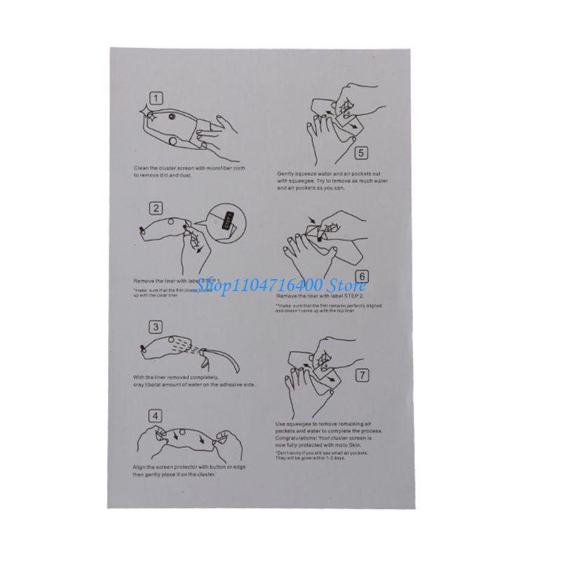 y1gd 2Pack Motorcycle Display Instrument Film Screen Protector Fit for
