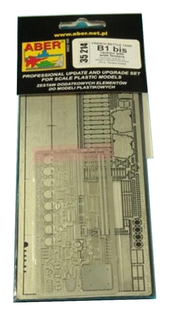 

Aber 1/35 French Army Char B1bis Heavy Tank Wide Fender Set (for Tamiya) Plastic Model Parts 35214