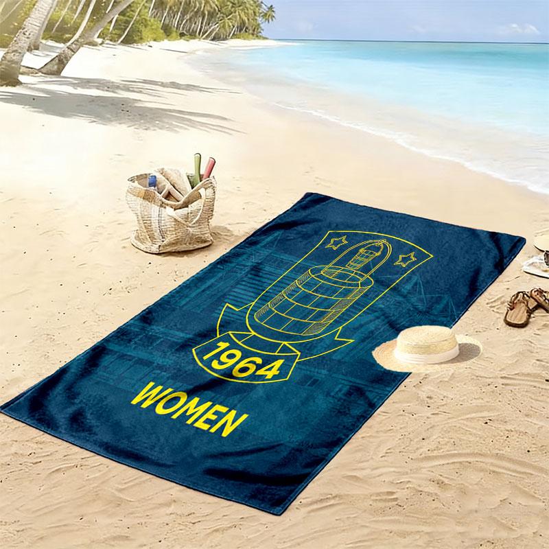 Brøndby IF LOGO Print Beach Towel, Large Soft Quick Dry Towel for Beach Camping Swimming