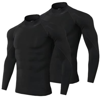 [Ademe] Kompressionsbekleidung für Herren [UV-Schutz & Schweißableitend] Sport-Unterwäsche Kompressionsshirt Laufen Training Fitness Sport Basisschicht