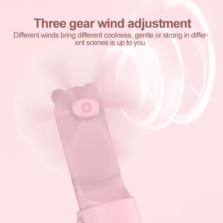 QGeeM Handheld fan Guto retractable mini USB charging small fan Portable students outdoor handheld fan