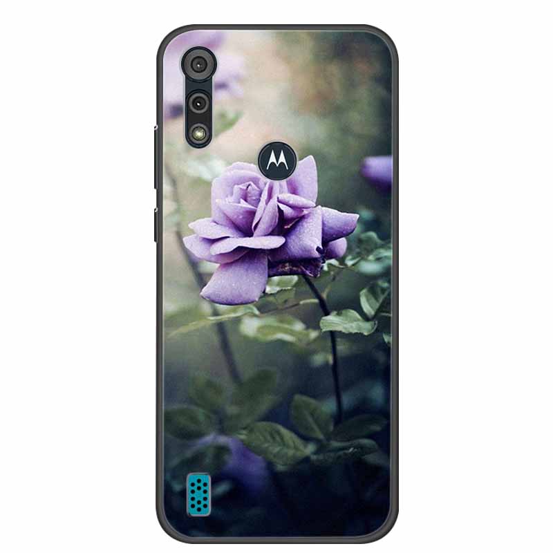 Phone Case for Motorola Moto E6i / E6s 2020 Shockproof Soft Silicone TPU Back Cover for Moto E6s 2020 E 6S 6i Cases Marble Print