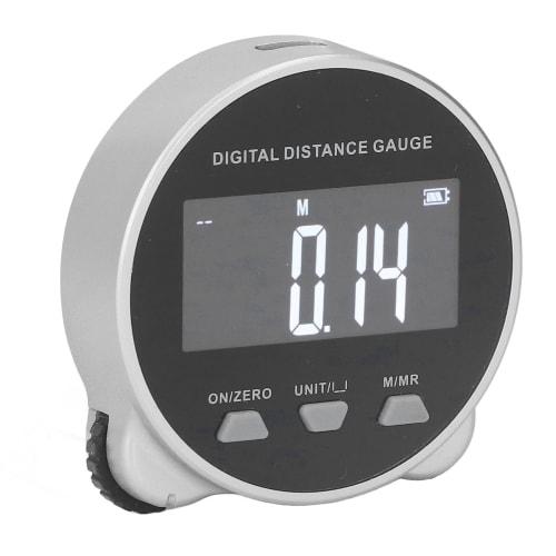 Digitales Display Rollmaßband, Digitales Maßband, Elektronisches Lineal, 199.999m, Wiederaufladbar, Längenmesswerkzeug, ABS-Konstruktion mit LCD-Anzeige