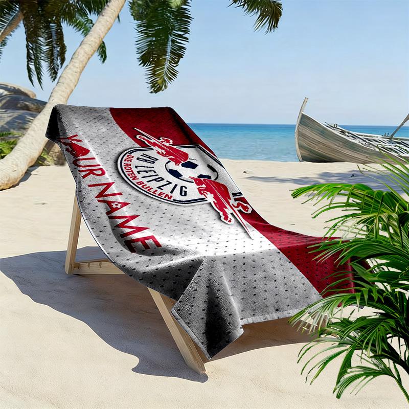 RB Leipzig Print Beach Towel, Large Soft Quick Dry Towel for Beach Camping Swimming