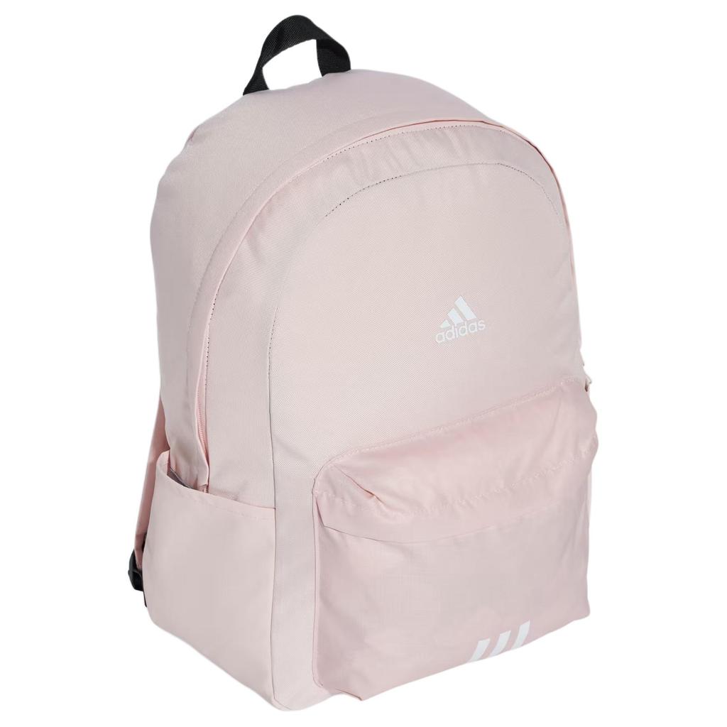 Adidas 27.5L Sports Casual Large Capacity Recycled Polyester Plain Weave Fabric Backpack Women Backpack Sand-Pink JF0674