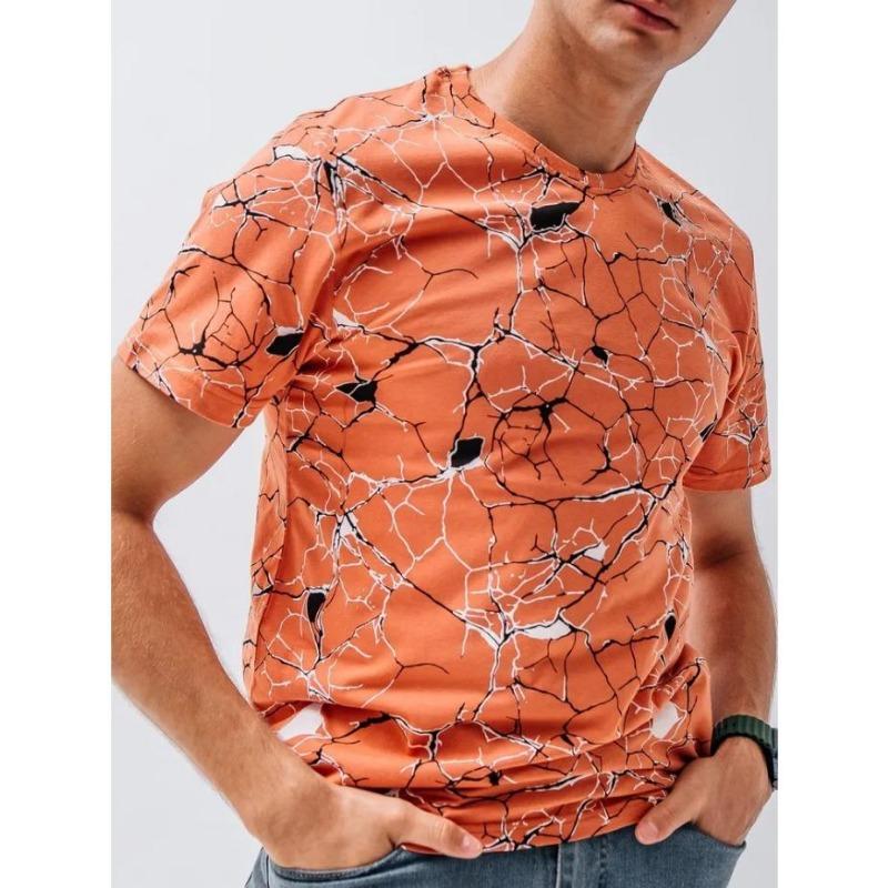Summer Fashion Men and Women's T-shirt 3D Flower Print Casual Loose Outdoor Boy Short Sleeve Tees Top Pullover