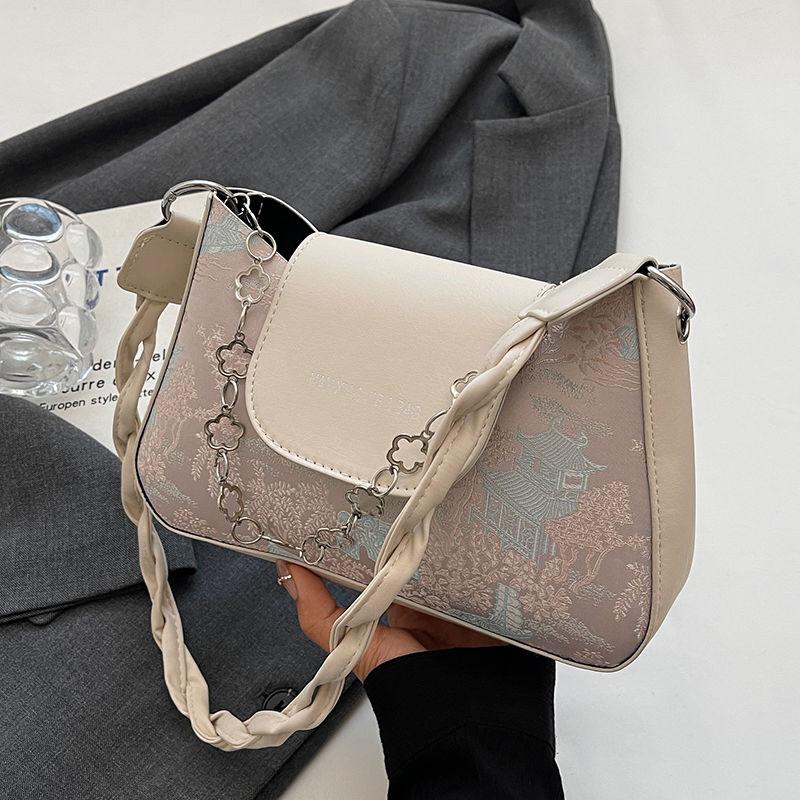 High-end Niche Handbag for Women, New Fashionable and Versatile Shoulder Bag, French-style Handbag