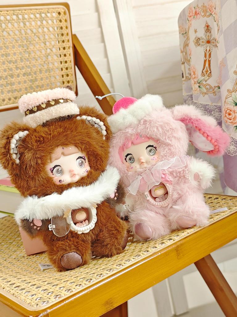 Nommi Sweetheart Series Plush Blind Box 22cm Includes Individual Accessories 3 Interchangeable Eye Parts Rotating Legs Amaryllis Monri Can Be Stored