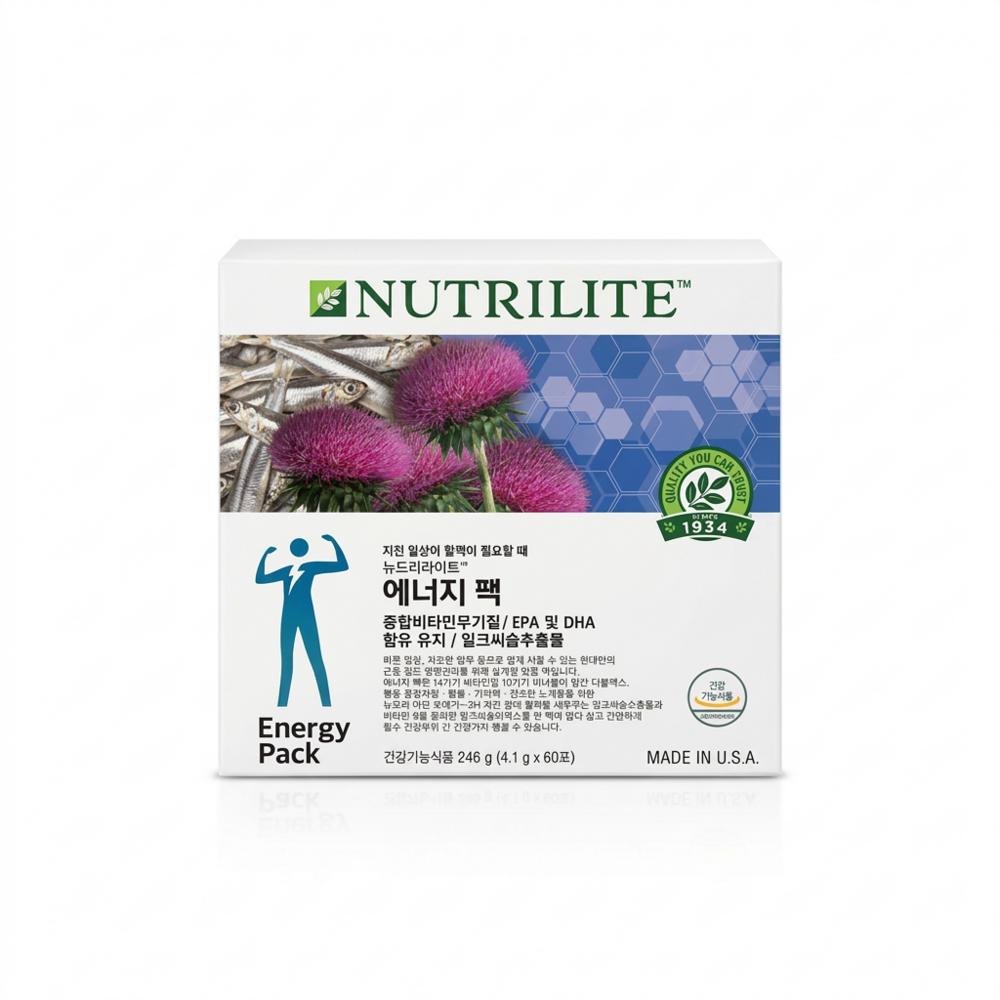 Amway Men's Energy Pack Men's Pack Nutrilite Multivitamin & Mineral 246g 60-Set