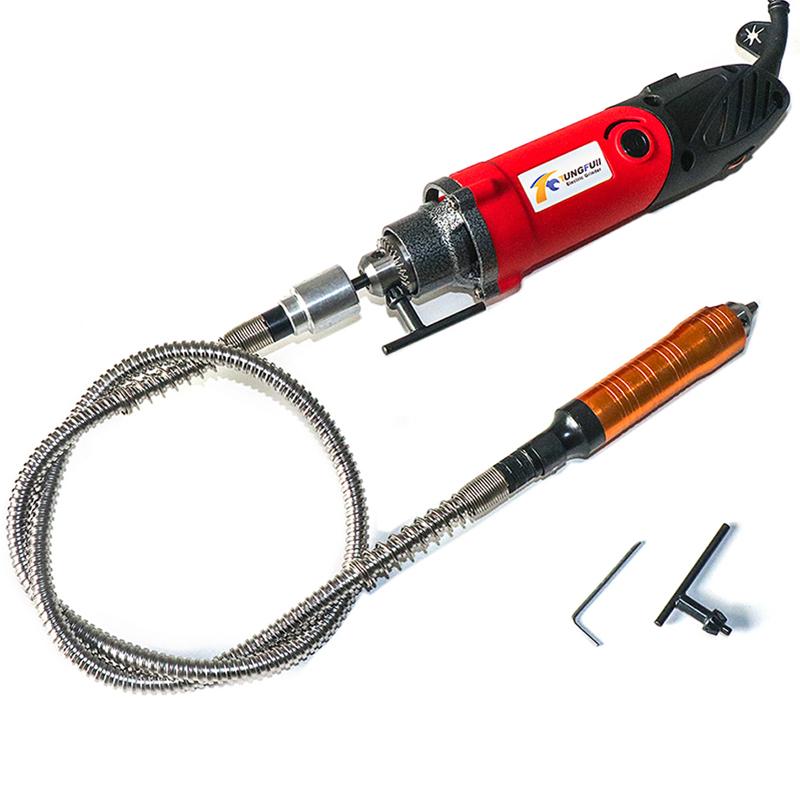 Tungfull Elektrisches Schleifen Flexible Welle Schlauch Bohrfutter Graviermaschine Gravurstift Elektrische Bohrmaschine Dremel Zubehör
