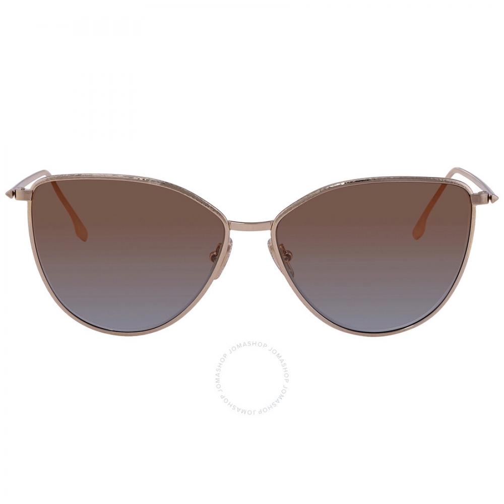 

Victoria Beckham Кирпично-синие женские солнцезащитные очки «кошачий глаз» VB209S 721 59