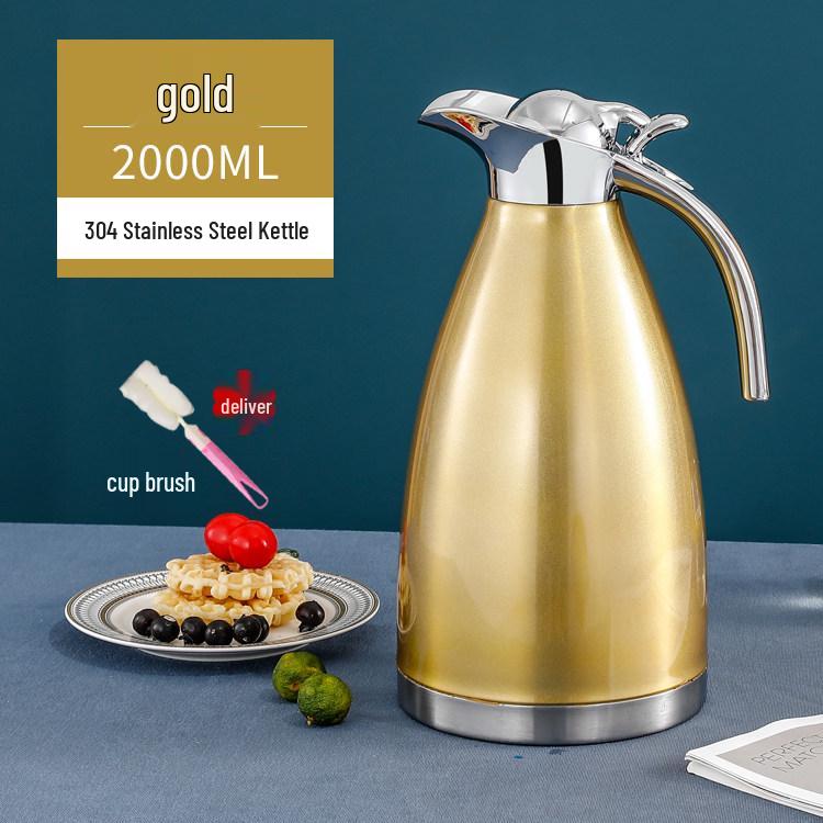 304 Stainless Steel Insulated Thermos Pot and Water Bottle with Candle Glaze.