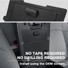 Muslogy Center Console Organizer Compatible with 2024 Toyota Tacoma 4th Gen Accessories Interior Storage Box Insert Tray Phone Pocket(Console