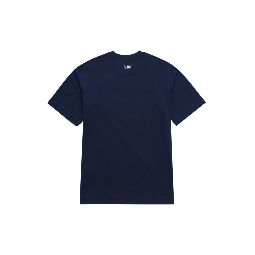 New MLB Set-in Sleeve T-Shirt Unisex Navy Blue 3ATSV0233-43NYS