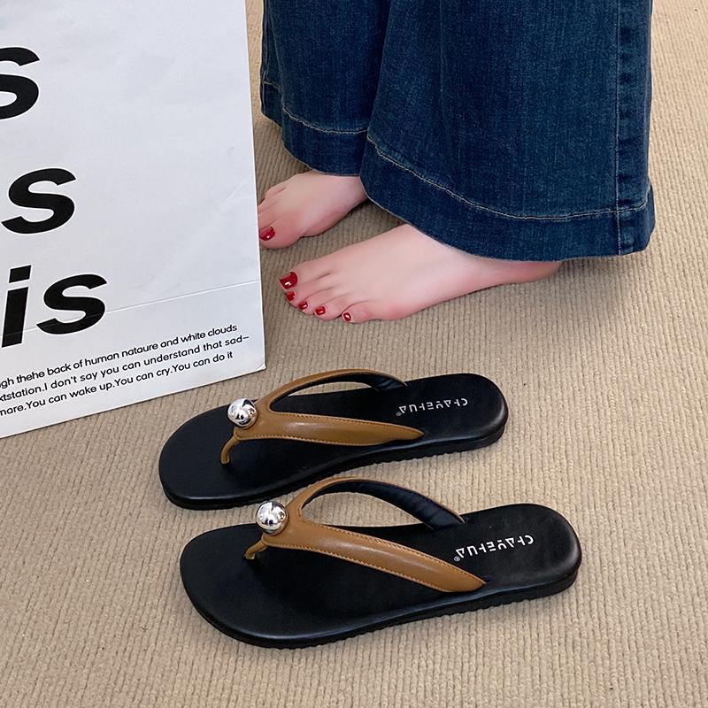 CRLAYDK Women's Arch Support Flip Flops Comfortable Slip On Summer Beach Thong Sandals Ladies Walking Indoor Outdoor Slippers