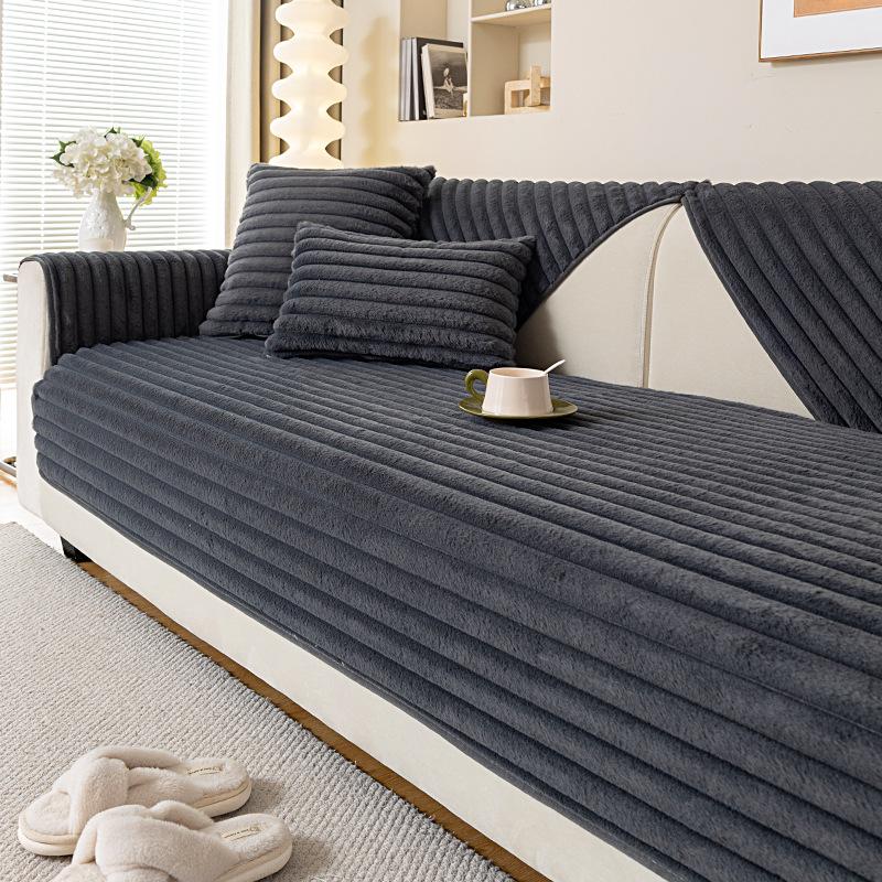 

Sofa Cushion New Autumn And Winter Thickened Non-Slip Anti-Cat Scratch Seat Cushion Simple Modern Sofa Cover Cover Towel Cover Cloth 70*70cm