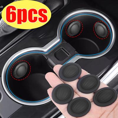 Universal Car Cup Holder Limiter Anti-Shake Anti-Rattle Fixed Drinking Bottles Silicone Protective Mats Suitable for Most Cars