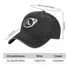 Vintage Half Life Gaming Baseball Cap Unisex Distressed Denim Washed Snapback Cap  Outdoor Activities Unstructured Soft Hat