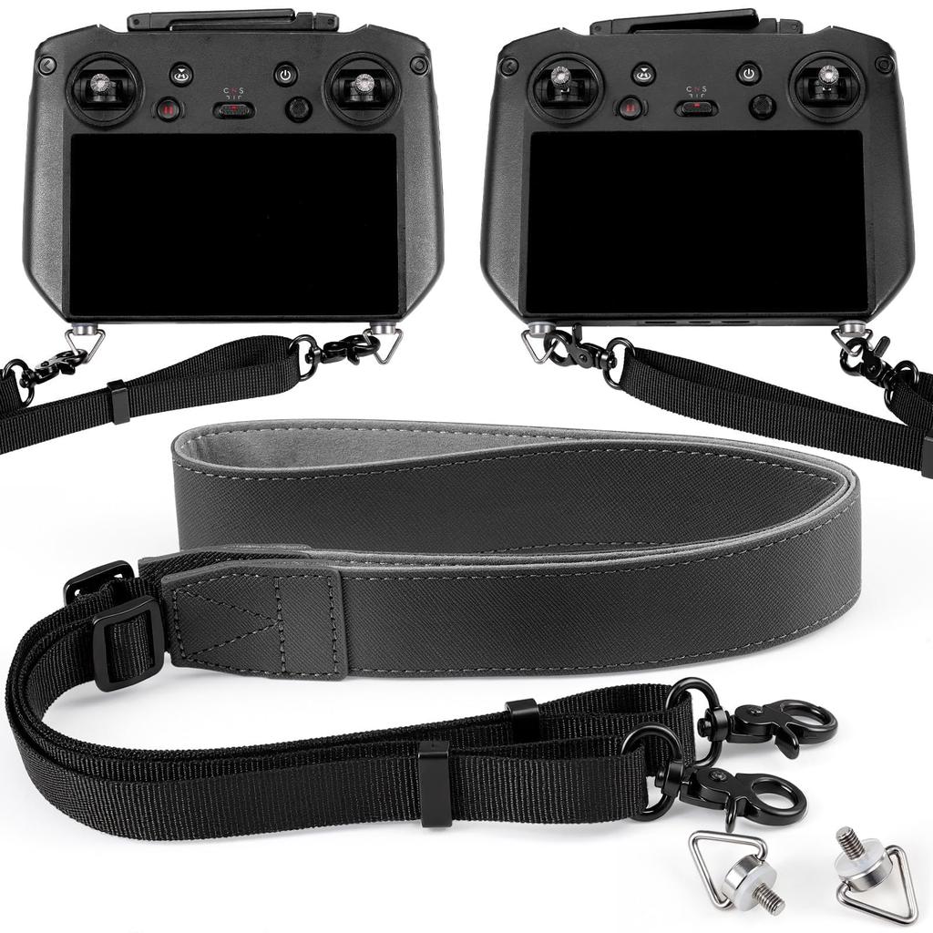 For DJI Mini 4 Pro Lanyard RC Neck StrapSoft Leather Lanyard For DJI Mini 3 / Mavic 3 / Air 3S / Remote Controller Accessories