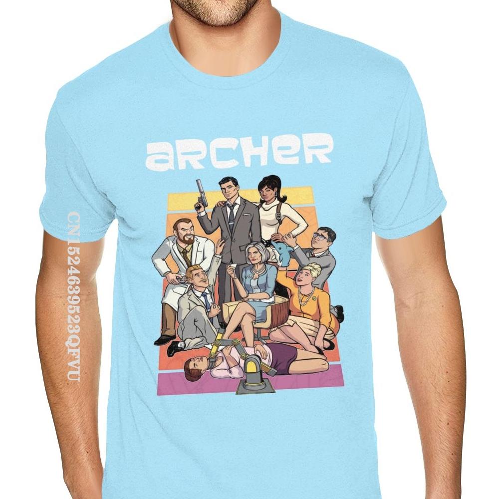 Lila Fara Zon Archer T-shirt Herr Dam Anpassad Oversized Anime T-shirt Herr Ultra Bomull O-ringad T-shirts