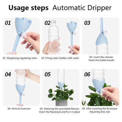 Automatic Drip Irrigation System Self Watering Spike For Flower Plants Greenhouse Garden Adjustable Auto Water Dripper Device