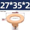 National Standard Red Copper Gasket Seal Ring and Flat Washer M3-M60mm for Marine Instruments