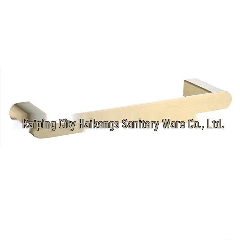 Juego de Baño de Acero Inoxidable 304 Dorado: Toallero, Barra de toallas, Portarrollos de papel higiénico, Estante y Escobilla para el inodoro.