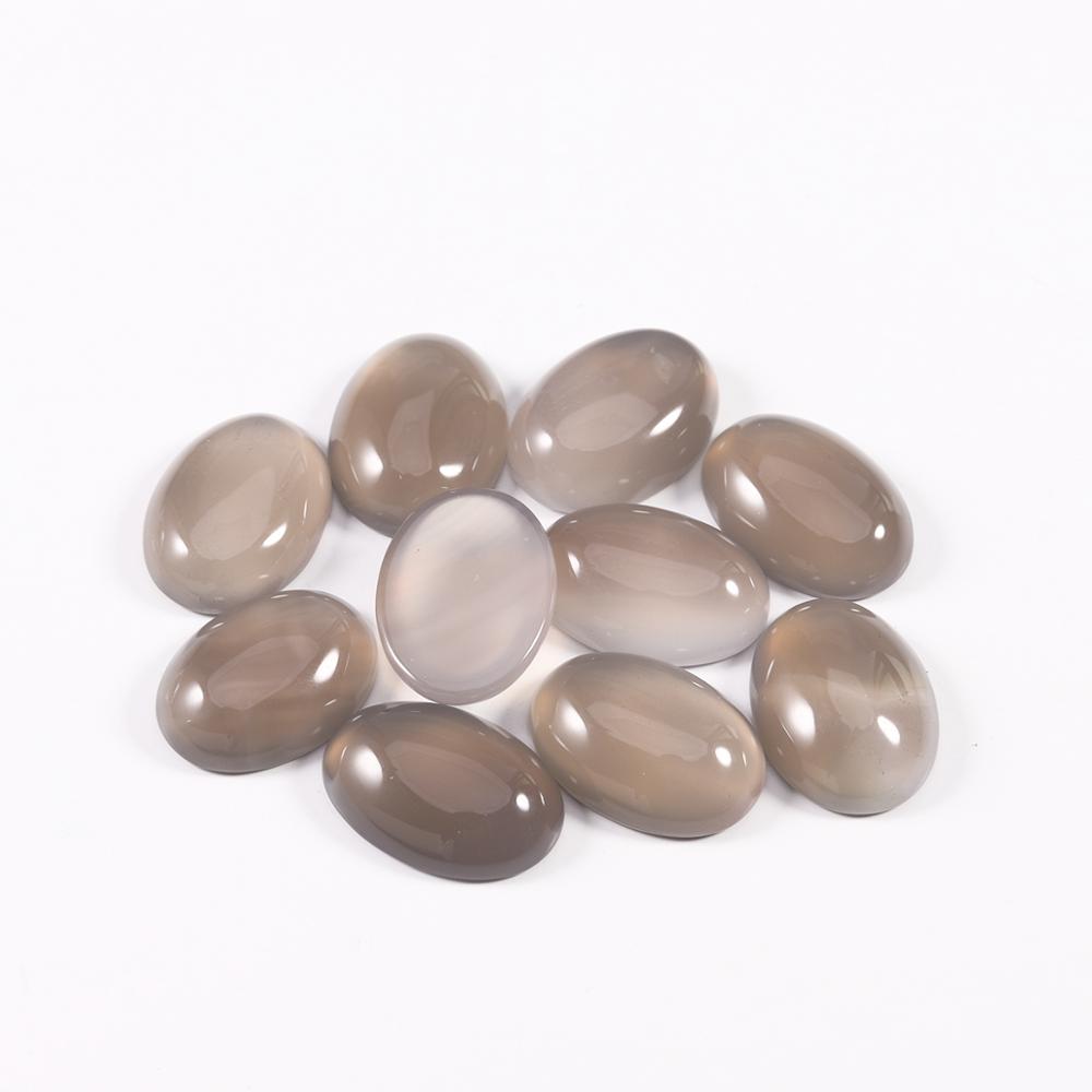 10x14mm 13x18mm Natural Stone Beads Oval Cabochon Loose Bead For Bracelet Earring Jewelry DIY Craft Making Accessories