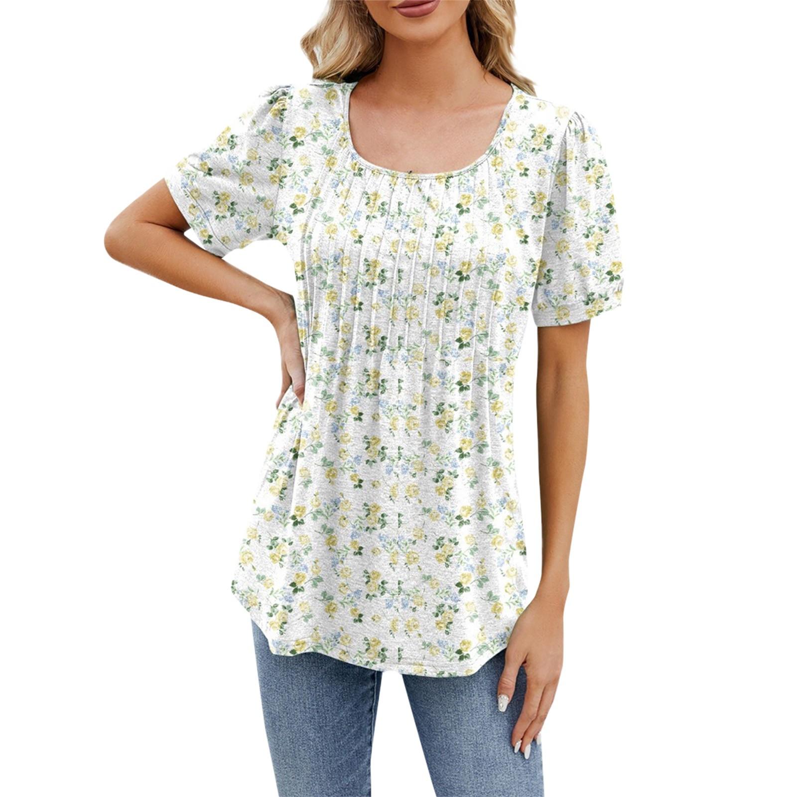 

Женская летняя свободная футболка с короткими рукавами и круглым вырезом на шнуровке, топ XL белый