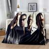 U2 Rock Bang Bono 3D-Druckdecke, Weiche Überwurfdecke für Zuhause Schlafzimmer Bett Sofa Picknick Reisen Büro Ruhe Decke Kinder
