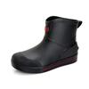 Bottes de pluie chaudes et épaisses pour la neige, Chaussures de pluie imperméables et antidérapantes pour la cuisine, Chaussures d'eau pour hommes à la mode et résistantes à l'usure