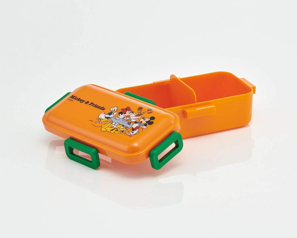 Skater Bento Box with a Soft Dome Made In Mickey Friends Picnic Disney 530ml Lid, Japan, & Design, (PFLB6)