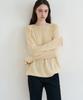 Deuloupisumeon Summer Linen Boat Neck Knit [White]