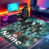 Benutzerdefinierter Name Personalisierter Final Fantasy Druck Teppich, Vielseitiger Heimdekor Teppich, für Spielzimmer, Wohnung, Balkon, Eingangsbereich, Flur Geschenk