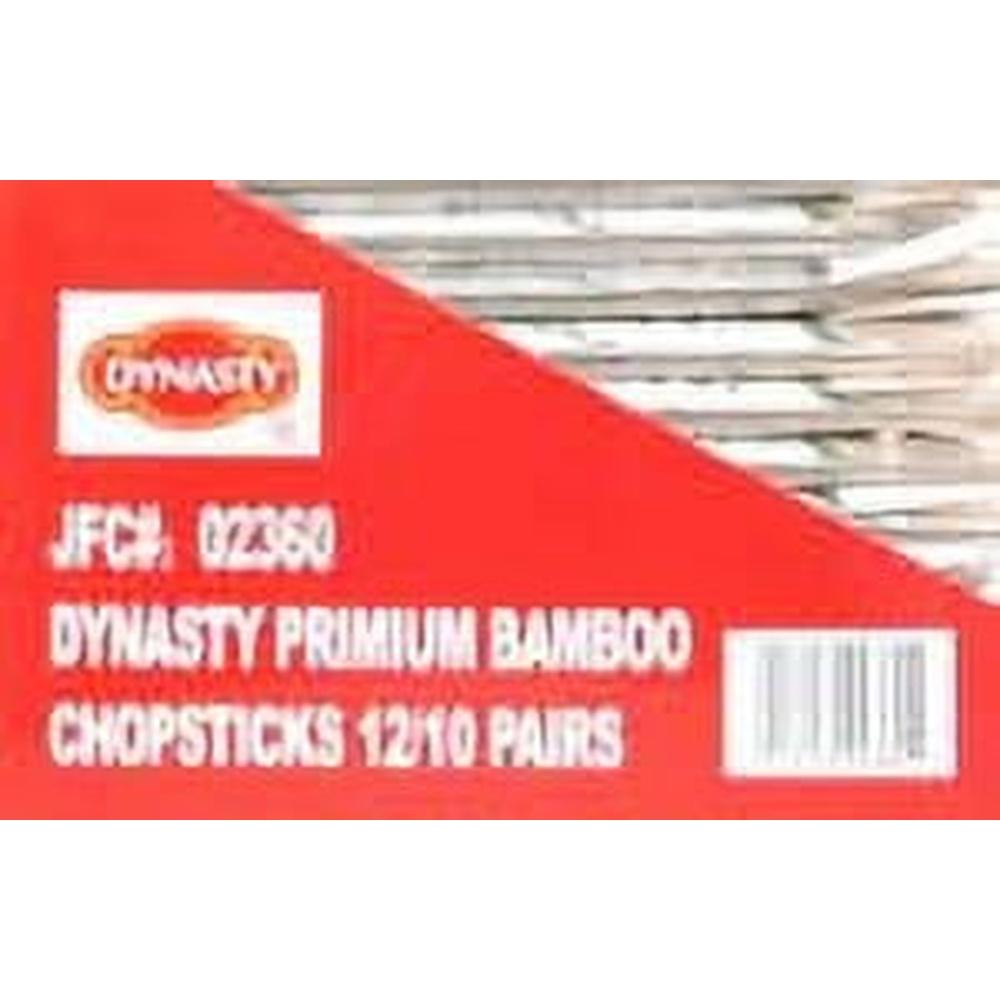 Bamboo Chopsticks Eco-Friendly Utensils Pack of 12 Durable Biodegradable Asian Cooking Sushi Noodles Rice Daily Use Lightweight