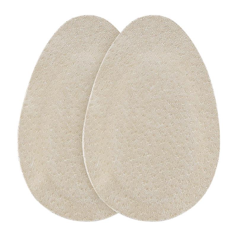 Leather Latex Heel Pads: Soft, Shock-Absorbing, Sweat-Absorbing, Breathable, Self-Adhesive for Sandals & High Heels.