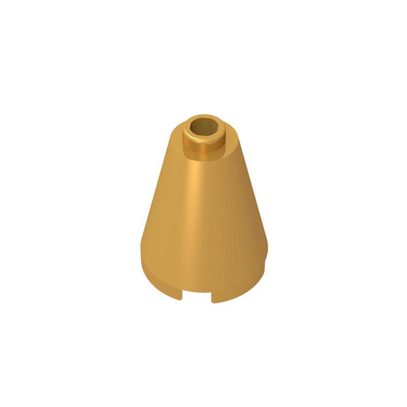 

10PCS 14918 63417 Cone 2x2x2 Building Blocks Kit 3942 Open Studs Blocks Particle Puzzle Assemble Playthings Children Birthday Kid Present 10pcs золотой